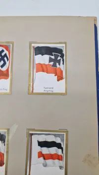A/S Danmarks flag serie. Original (bemærk hagekors flagene)