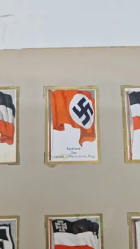 A/S Danmarks flag serie. Original (bemærk hagekors flagene)