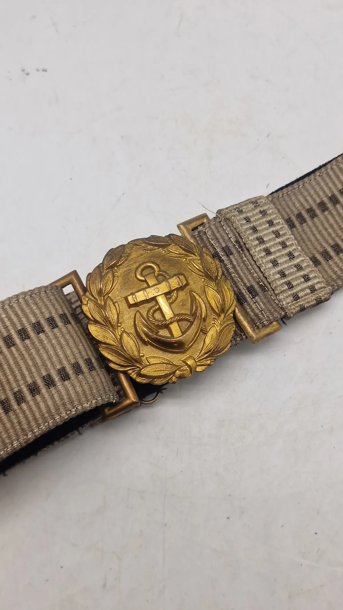 Bælte og spænde for tysk Kriegsmarine officere, ww2