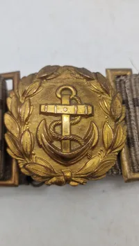Bælte og spænde for tysk Kriegsmarine officere, ww2
