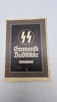 Originalt eks. af Germanske Budstikke fra 1942