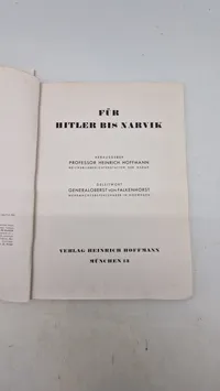 Für Hitler Bis Narvik. Original