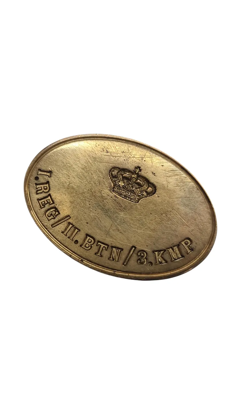 Stempel, "I.REG/III.BTN/3.KMP" originalt
