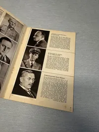 Originalt Tysk hæfte med spidserne i det 3 Rige