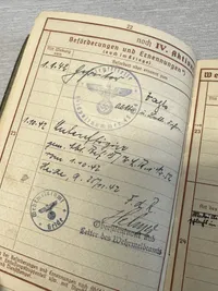 Originalt Tysk Wehrpass WW2
