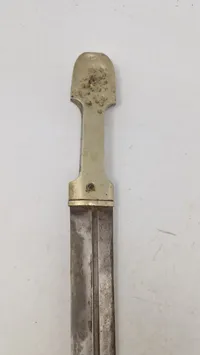 Kaukasisk Niello silver mounted dagger med skede