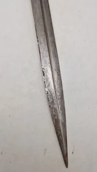 Kaukasisk Niello silver mounted dagger med skede