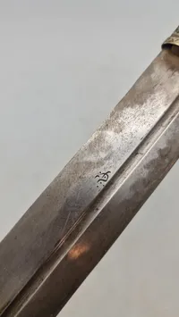 Kaukasisk Niello silver mounted dagger med skede