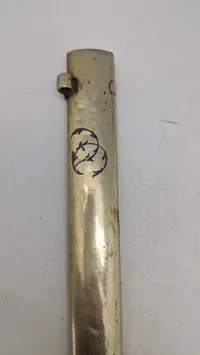 Kaukasisk Niello silver mounted dagger med skede