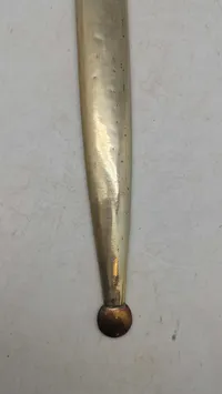 Kaukasisk Niello silver mounted dagger med skede
