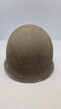 Amerikansk M1 hjelm. Original WW2 front seam fixed ball