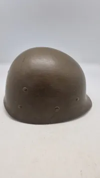 Amerikansk M1 hjelm. Original WW2 front seam fixed ball