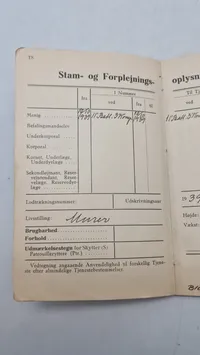 Dansk soldaterbog, 1939