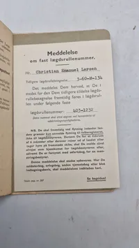 Lot fra Statens Civile Luftværn. Originalt