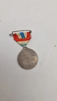 WWI 1918 FRENCH MEDAL LAFAYETTE & WASHINGTON for FRANCE & AMERICA FRIENDSHIP. Original