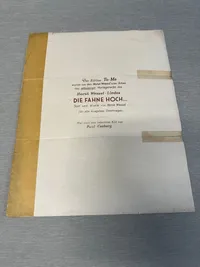 Original Die Fahne Hoch sang med noder