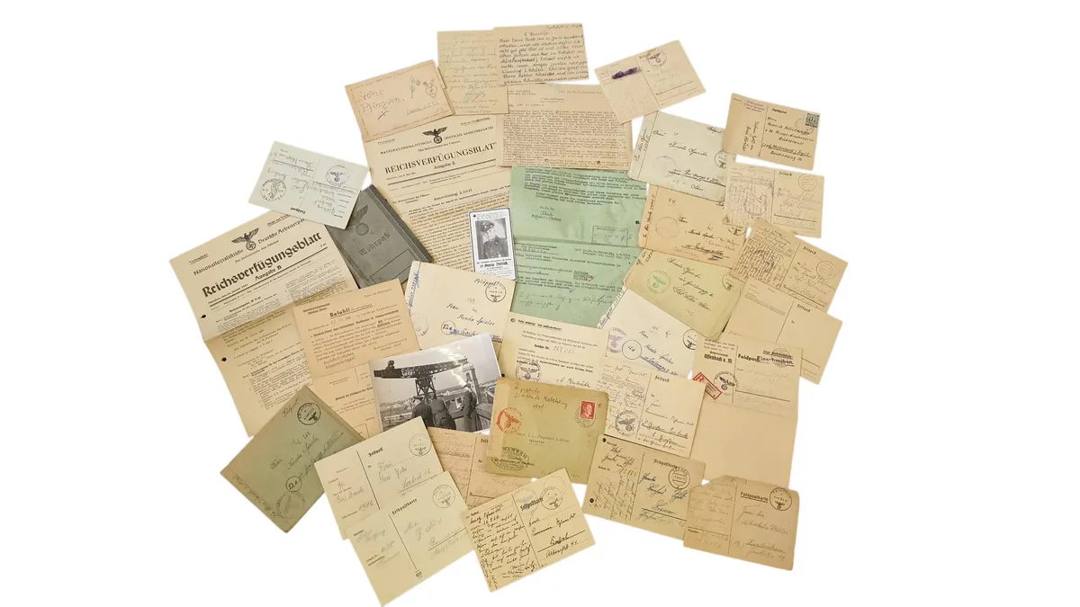 Stort tysk ww2 lot. Originalt