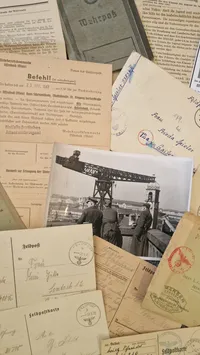 Stort tysk ww2 lot. Originalt