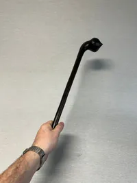 Original Kølle -Maasaï fra Østafrika  af palisander