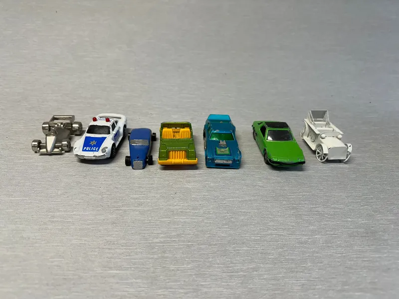 Samling retro biler