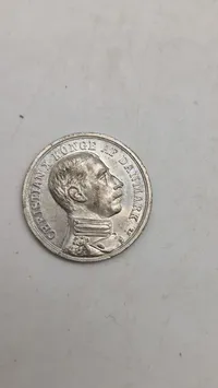 erindringsmønt fra 1913, præget i anledning af hærens mobiliseringsøvelse i september 1913. Original