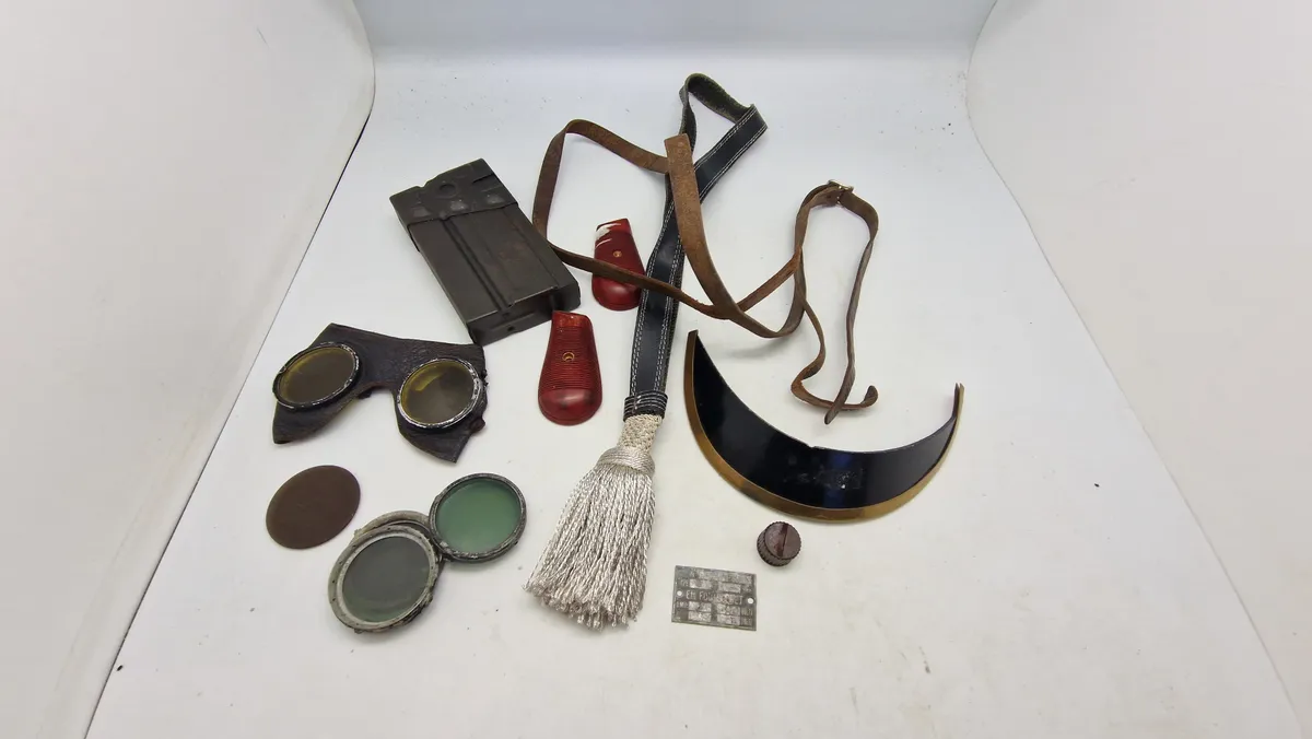 Samling diverse militaria