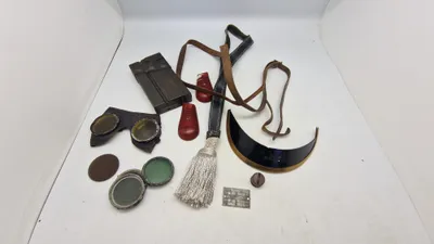 Samling diverse militaria