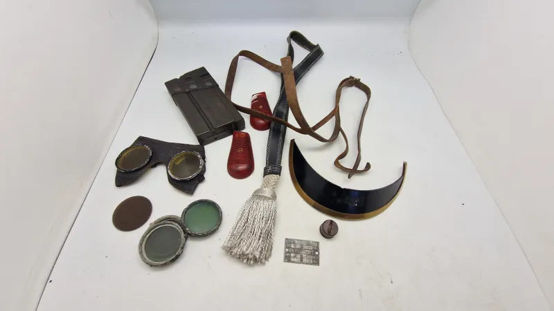 Samling diverse militaria