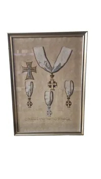 Håndkolorerede stik  med Den Danske Ridderorden, Frederik den 6, original