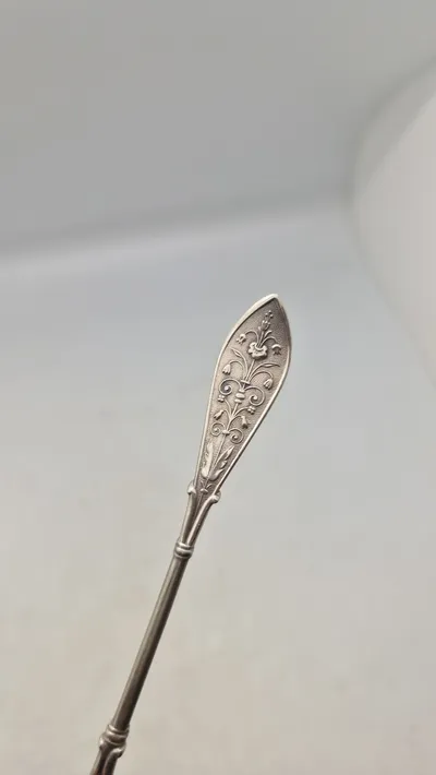Ske af provins sølv. 1800 tallet