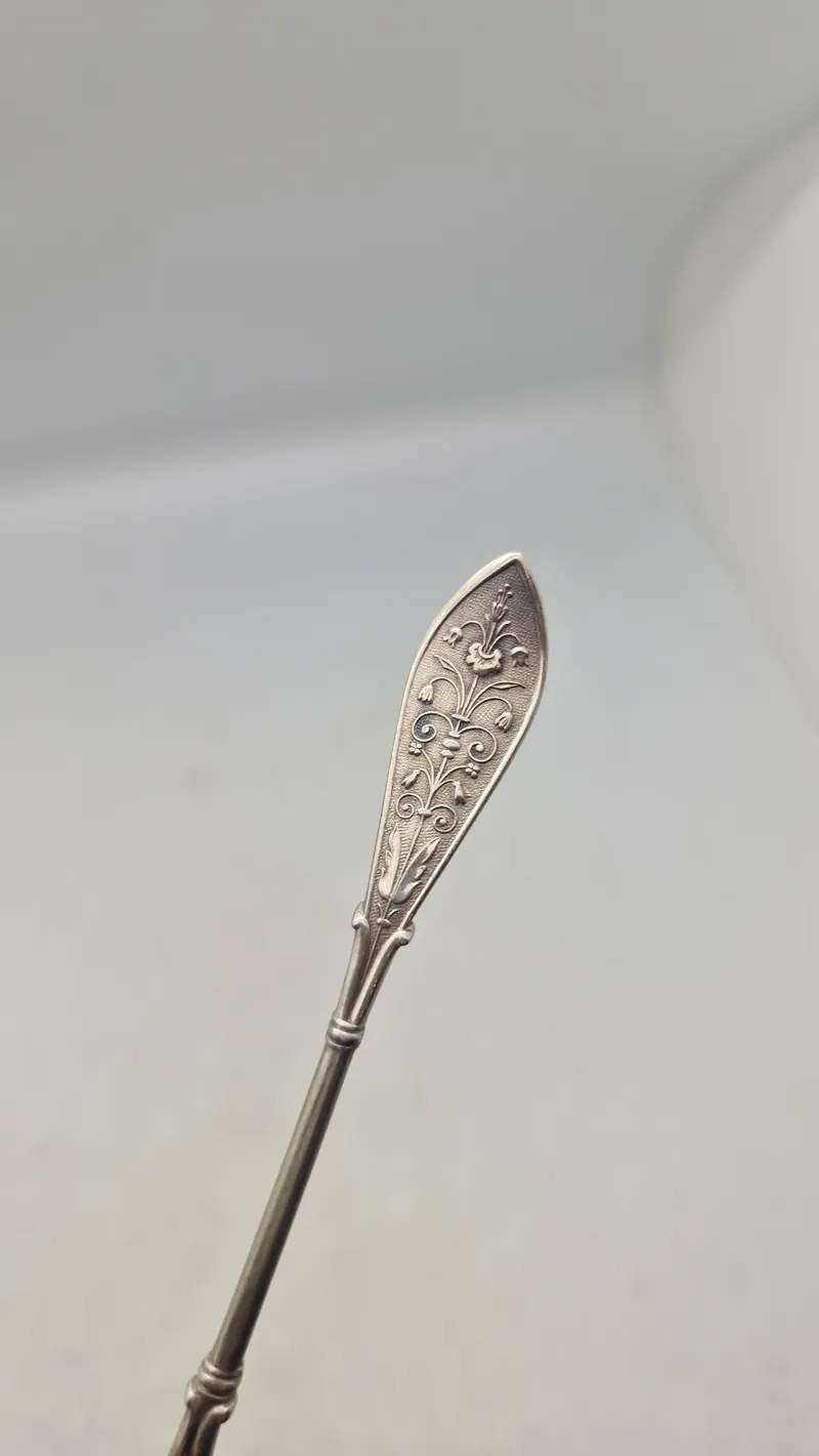 Ske af provins sølv. 1800 tallet