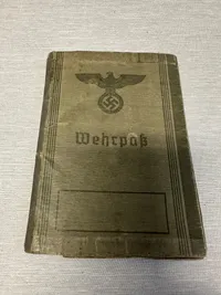 Originalt Tysk WW2 Wehrpass
