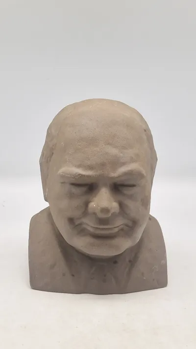 Sparrehoved. Winston Churchill