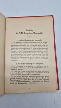Tysk Ahnenpas. Originalt