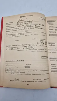 Tysk Ahnenpas. Originalt