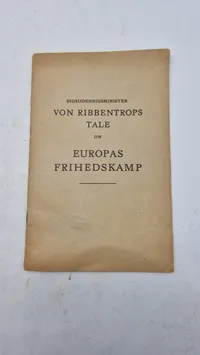 Samling taler og pressefotos. Originale