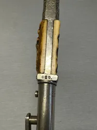 Original lang Police Bayonet By Clemen & Jung WW2, nummerens og godt stemplet