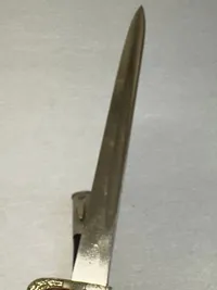 Original lang Police Bayonet By Clemen & Jung WW2, nummerens og godt stemplet