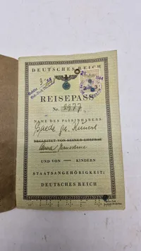 Deutsches Reich pas. Original