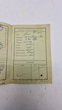 Deutsches Reich pas. Original