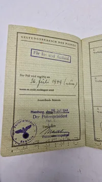 Deutsches Reich pas. Original
