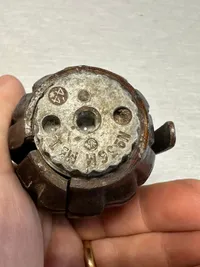 Original Nedkastet Mils håndgranat WW2