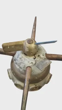 German G7e WW2 Torpedo fuse and propellas , original