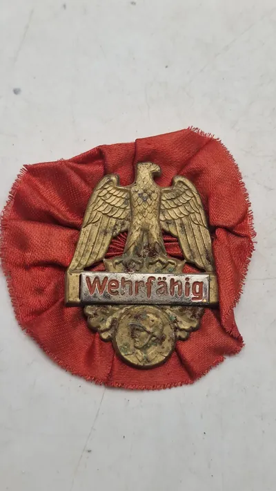 "Wehrfähig"-badge. Original