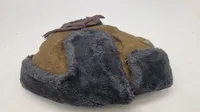 Sjælden russisk ww2 vinterhue, genanvendt af de tyske tropper. Original