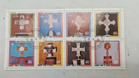 Frimærkeblo fra Ækvatorialguinea fra 1978, der viser forskellige medaljer