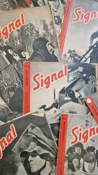 Samling signalblade på dansk, originale
