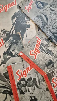 Samling signalblade på dansk, originale