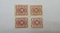 Samling militære pengesedler, originale