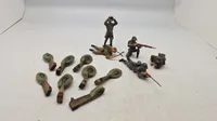 Samling tyske linoliumsfigurer, originale